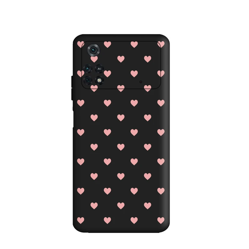 کاور قاب گارد طرح قلبی کد a2829 مناسب برای گوشی موبایل شیائومی Poco M4 Pro 4G