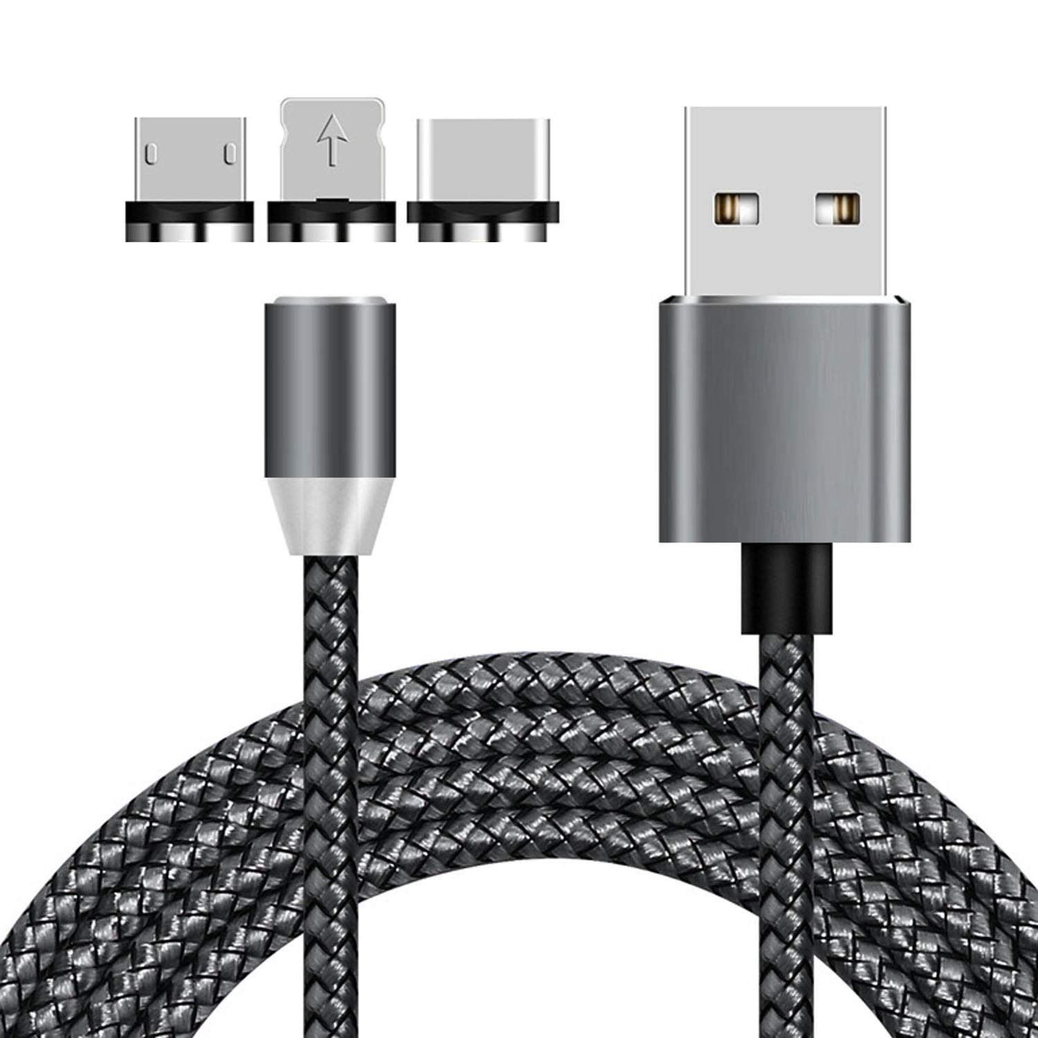 نکته خرید - قیمت روز کابل تبدیل USB به microUSB / USB-C / لایتنینگ سولار شارژ ر مدل دیتا لاین طول یک متر خرید