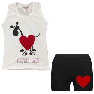 ست تاپ و شلوارک دخترانه کاندید اسپرت مدل 29