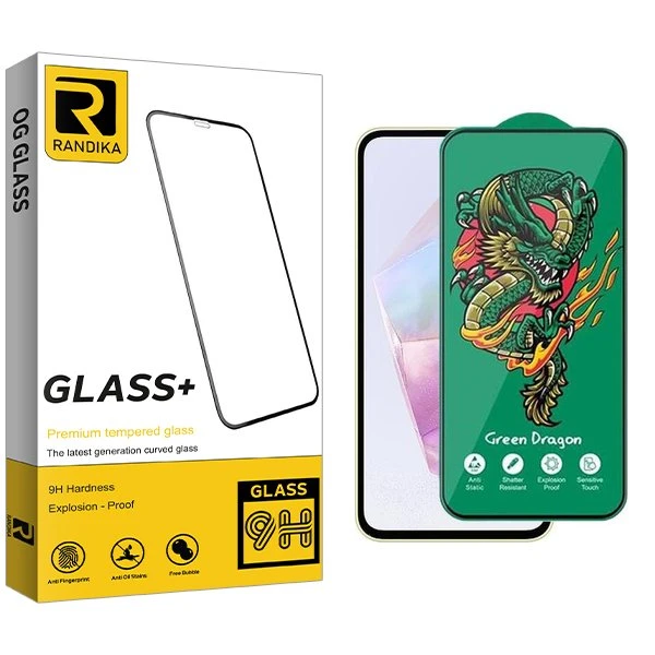 محافظ صفحه نمایش راندیکا مدل RK Green_Dragon مناسب برای گوشی موبایل سامسونگ Galaxy A35