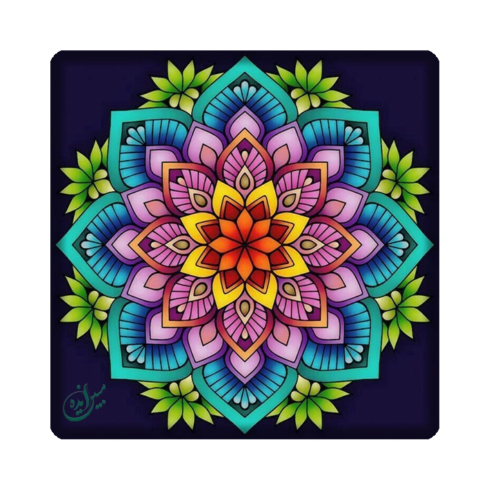 کاشی میبن ایده مدل گل kh10 کد 972