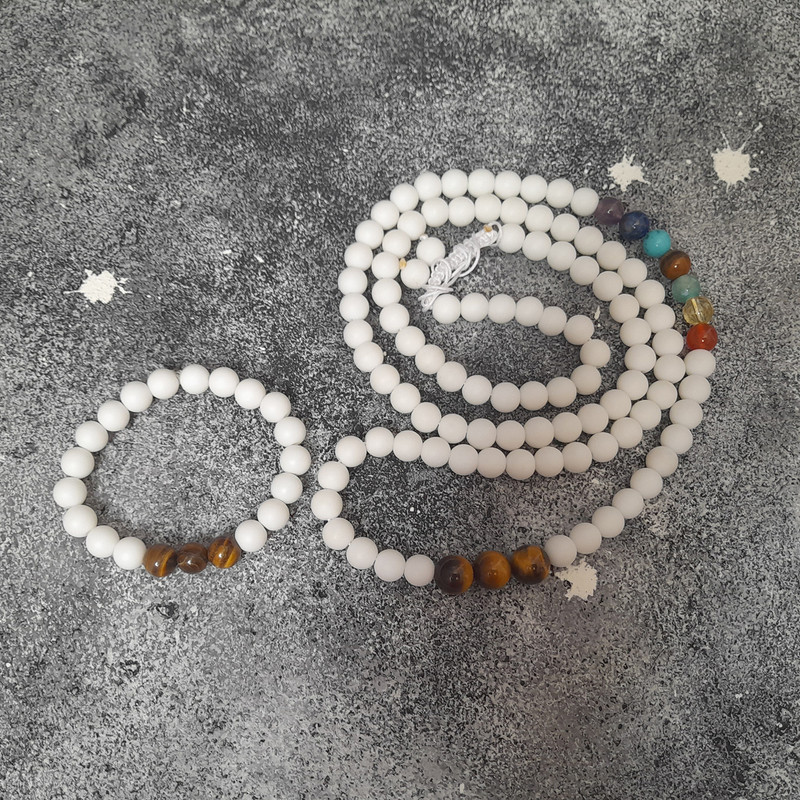 نیم ست زنانه ناماسته مدل سنگ هفت چاکرا و اونیکس کد 41