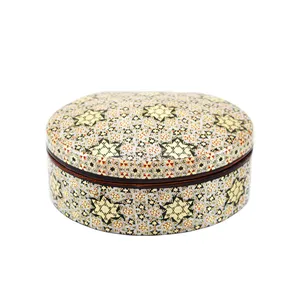 جعبه جواهرات خاتم کاری مدل تمام خاتم طرح الیپس کد 12p8-2f3