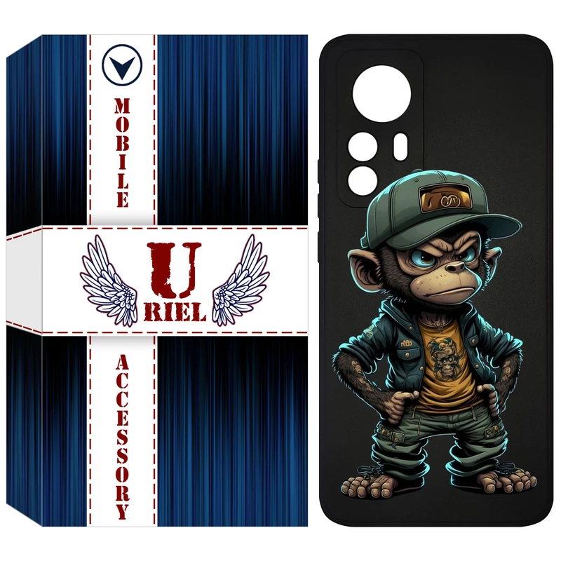 کاور یوریل  مدل KSH کد 37 طرح Monkey مناسب برای گوشی موبایل شیائومی 12T