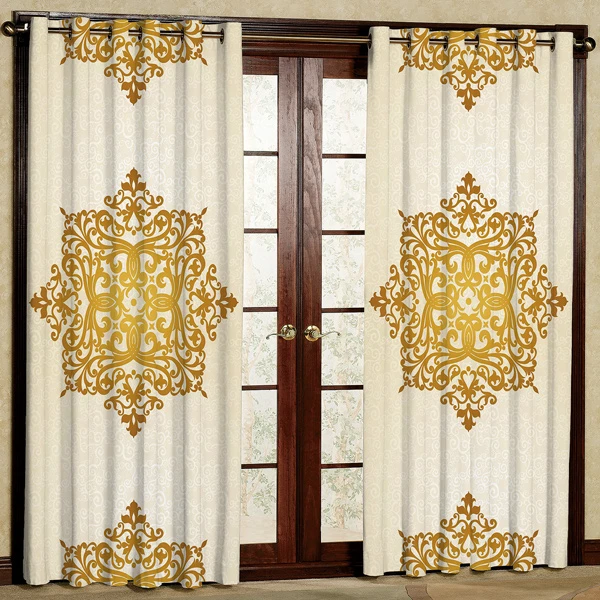 پرده مدل چاپی هازان پانچی کد 236 سایز 200x140 سانتی متر