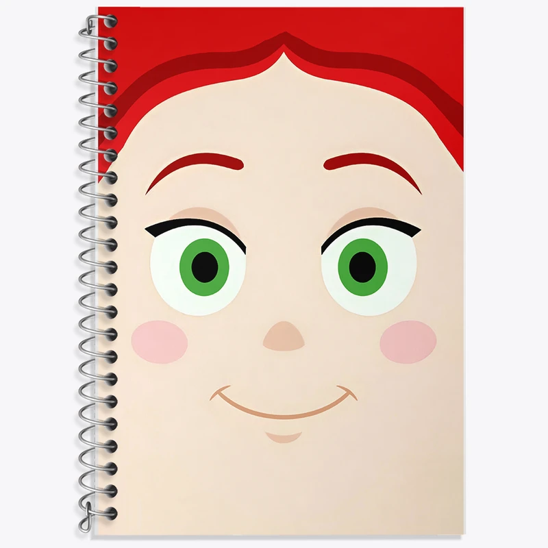 دفتر زبان 50 برگ خندالو مدل دو خط طرح جسی داستان اسباب بازی کد N5213