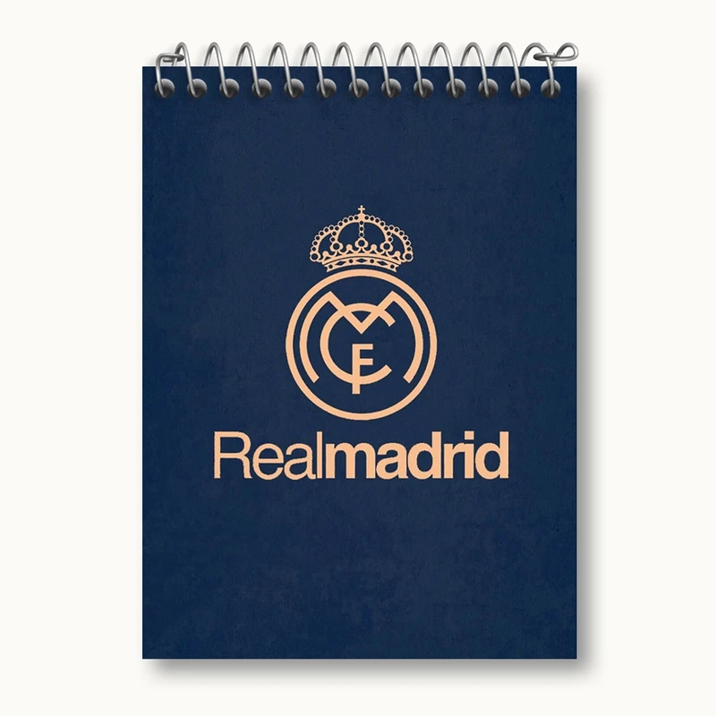 دفتر یادداشت 50 برگ خندالو مدل باشگاه رئال مادرید Real Madrid کد 1992