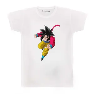 تی شرت بچگانه پرمانه طرح انیمه دراگون بال کد pmt.3762