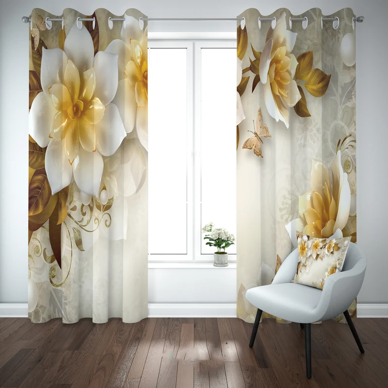 پرده مدل b2277 سایز 140×280 سانتی متر