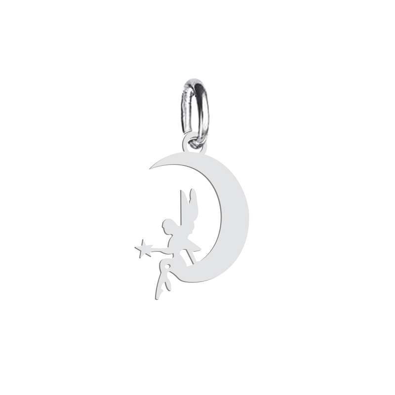 آویز گردنبند هایکا طرح فرشته و ماه مدل ha 178