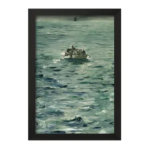 تابلو خندالو مدل نقاشی فرار روشفور اثر ادوار مانه کد F12416