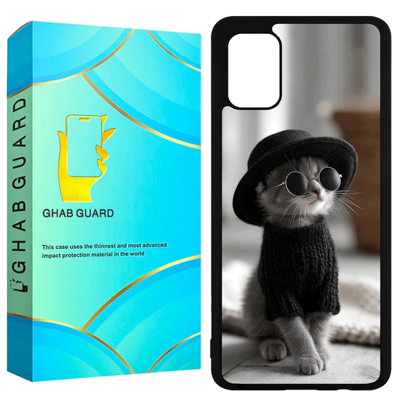 کاور قاب گارد طرح گربه مدل GCHPA51 مناسب برای گوشی موبایل سامسونگ  Galaxy A51 4G / A51 5G