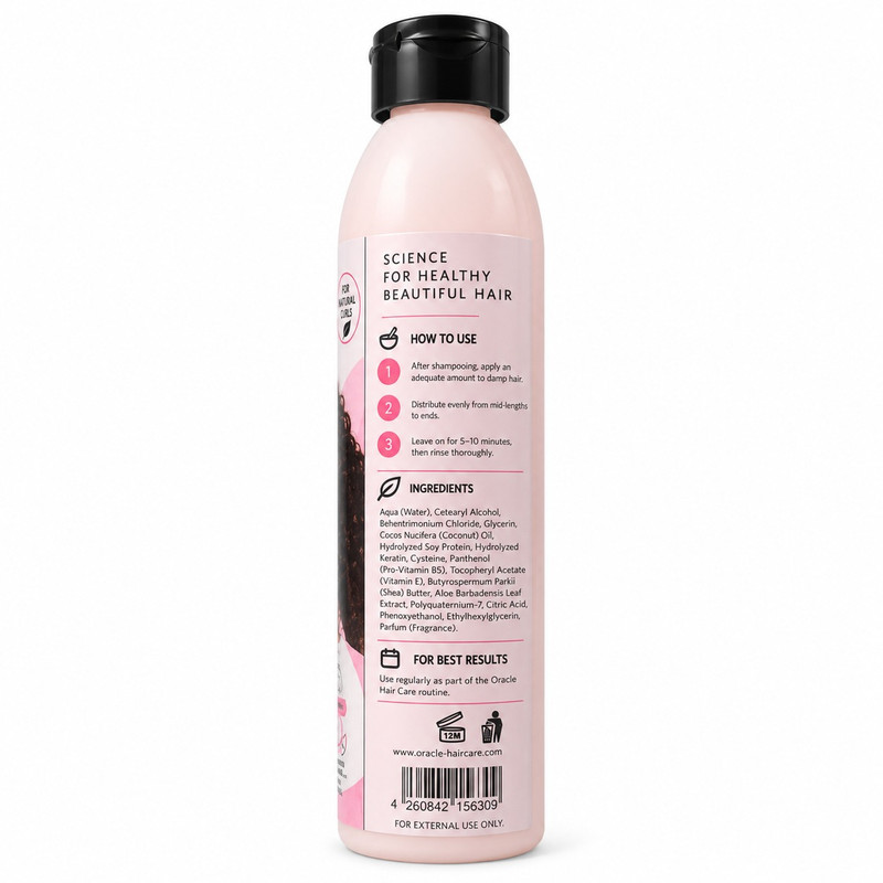 ماسک مو اوراکل مدل curly hair مناسب برای موهای وزدار حجم 500 میلی لیتر