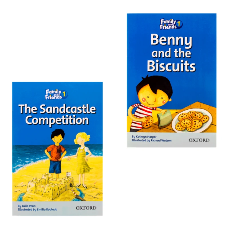 کتاب Family and  Friends Readers 1 اثر Kathryan Harper انتشارات Oxford دو جلدی