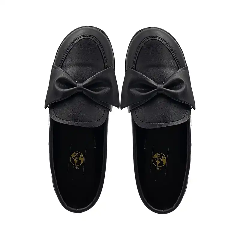 کفش روزمره زنانه سیی مدل پاپیونی کد 2125