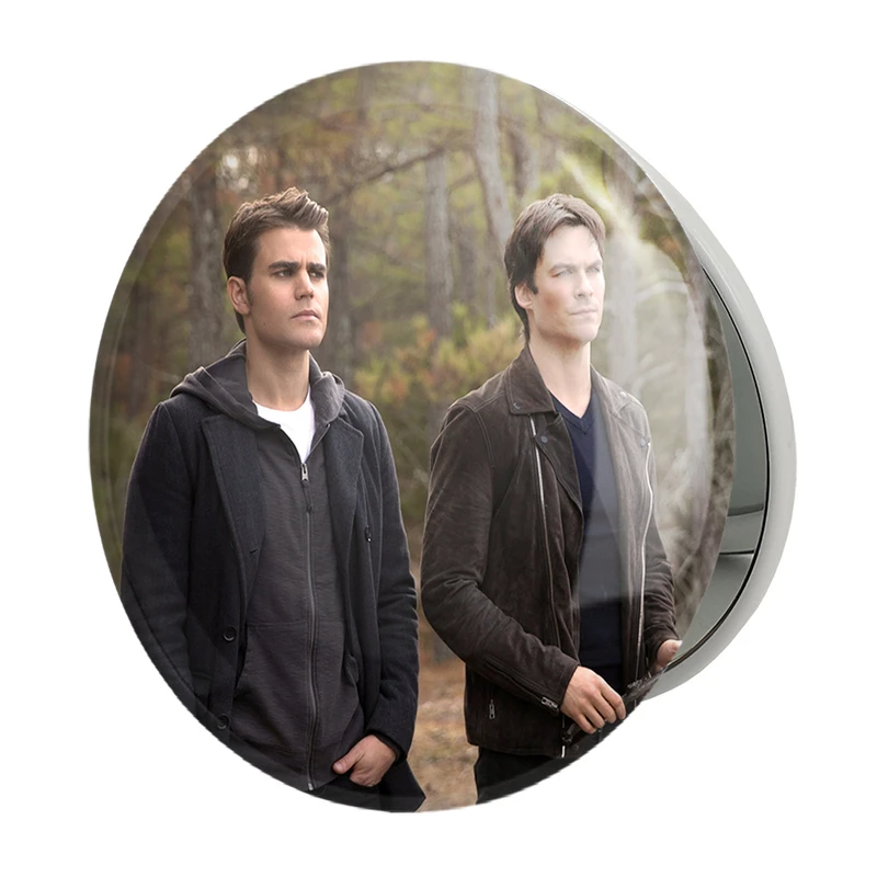 آینه جیبی خندالو طرح خاطرات یک خون آشام The Vampire Diaries مدل تاشو کد 20247 
