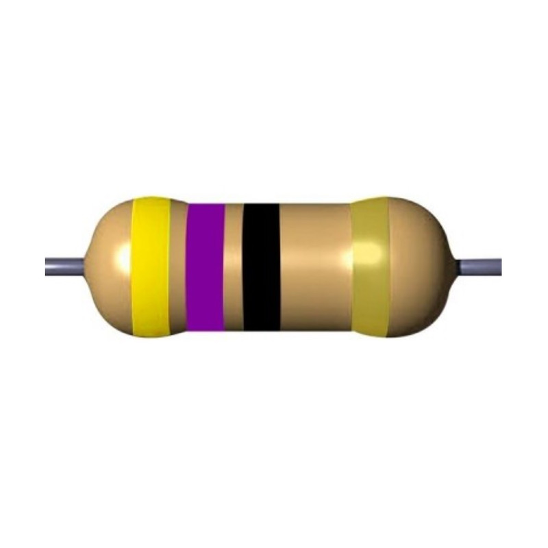 مقاومت 47 اهم 2W بسته 5 عددی
