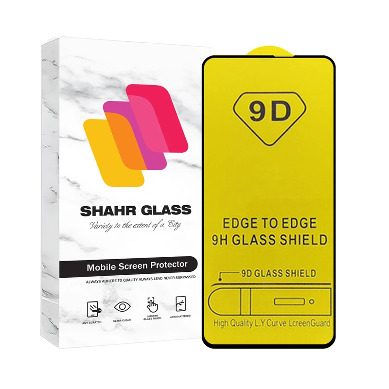 محافظ صفحه نمایش شهر گلس مدل FULLSH مناسب برای گوشی موبایل سامسونگ Galaxy A60 / Galaxy M40 