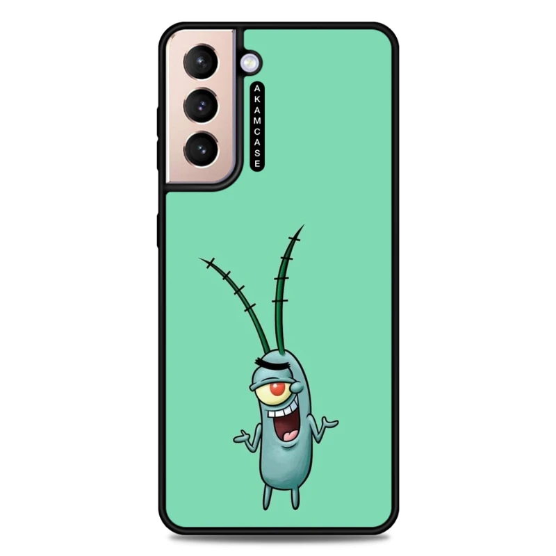 کاور آکام مدل AMC-WSGS21P-SPONGE BOB10 مناسب برای گوشی موبایل سامسونگ Galaxy S21 Plus