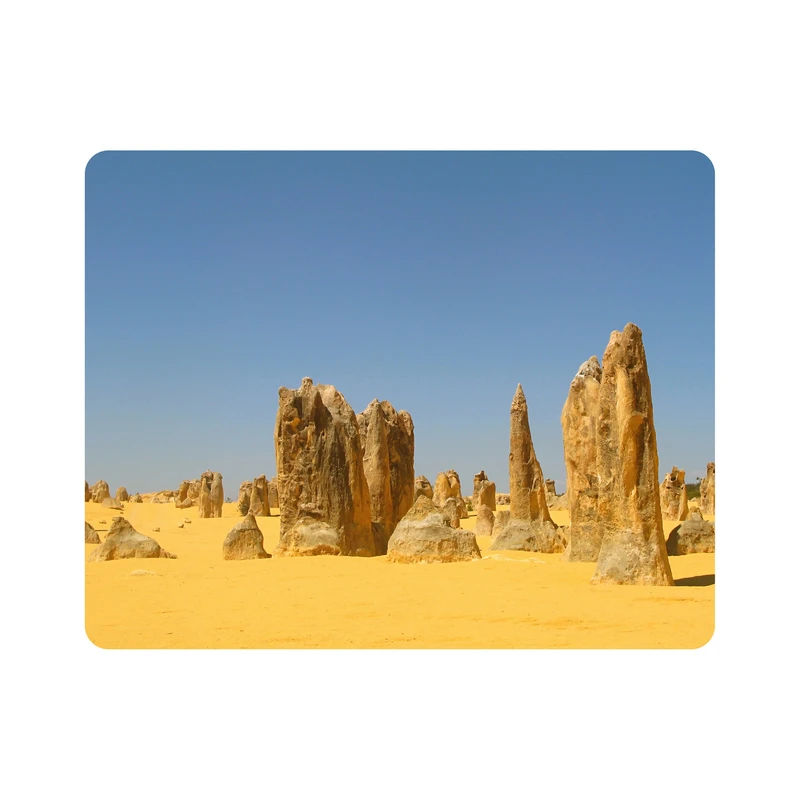 ماوس پد اطلس آبی طرح  بیابان و صخره مدل  T6888