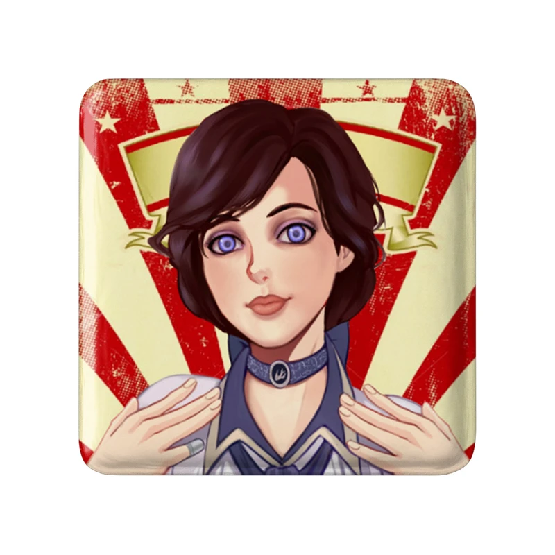 مگنت خندالو طرح بازی بایوشاک (Bioshock) مدل مربعی کد 31359