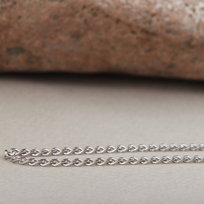 زنجیر نقره مردانه کد ZR_0094