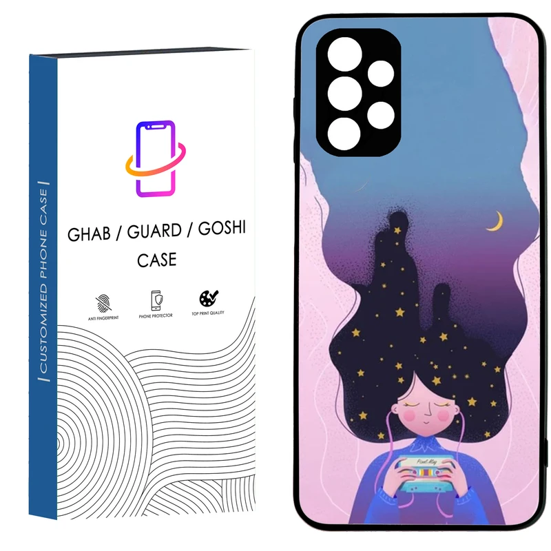 کاور قاب گارد گوشی طرح دخترانه کد 14-TPU مناسب برای گوشی موبایل سامسونگ Galaxy A32 4G