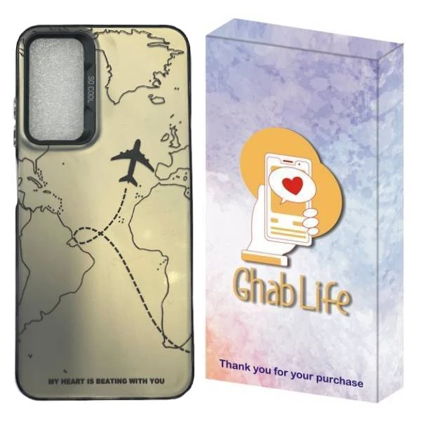 کاور قاب لایف مدل سوکول طرح هواپیما مناسب برای گوشی موبایل سامسونگ Galaxy A06