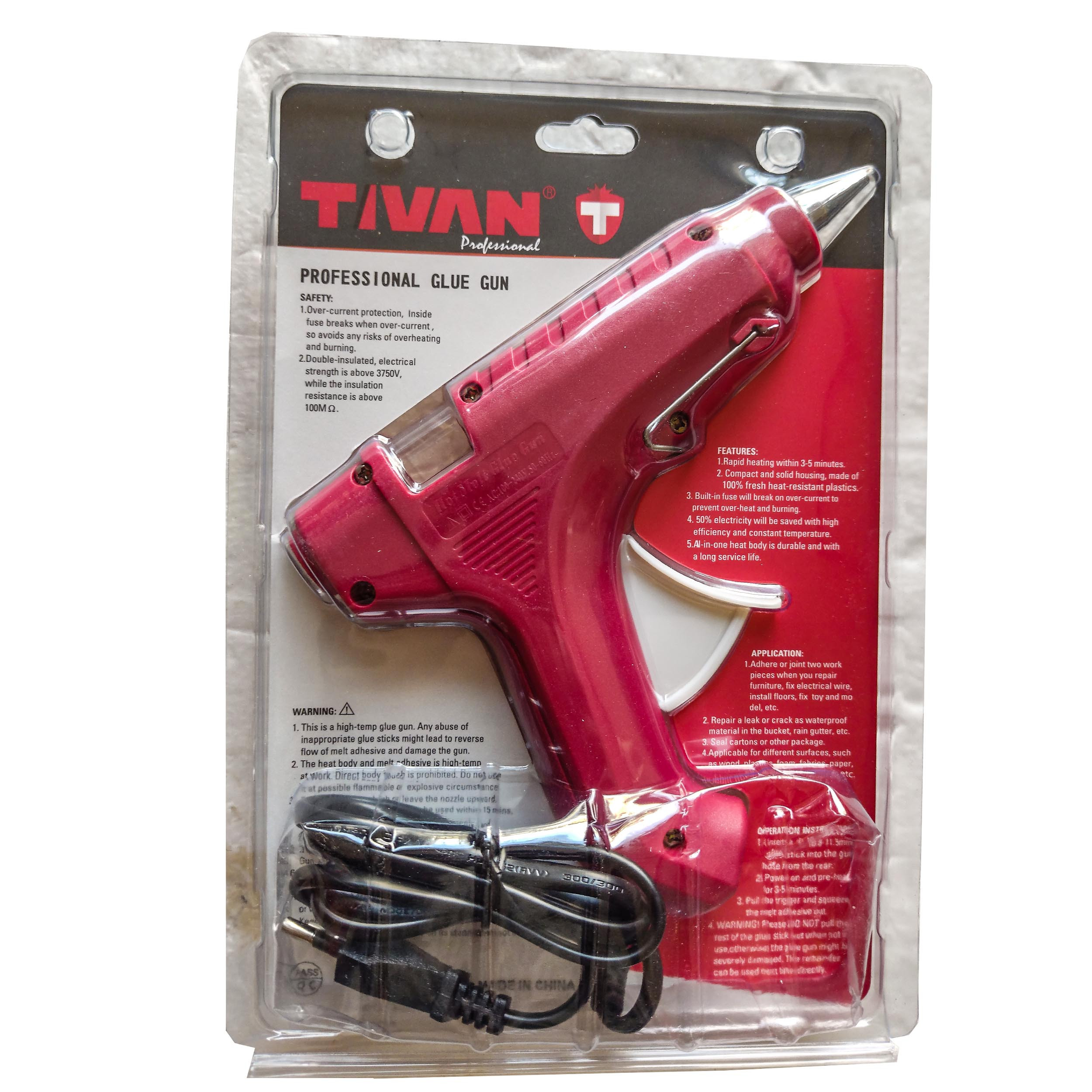 دستگاه چسب حرارتی تیوان مدل  PROFESSIONAL GLUE GUN
