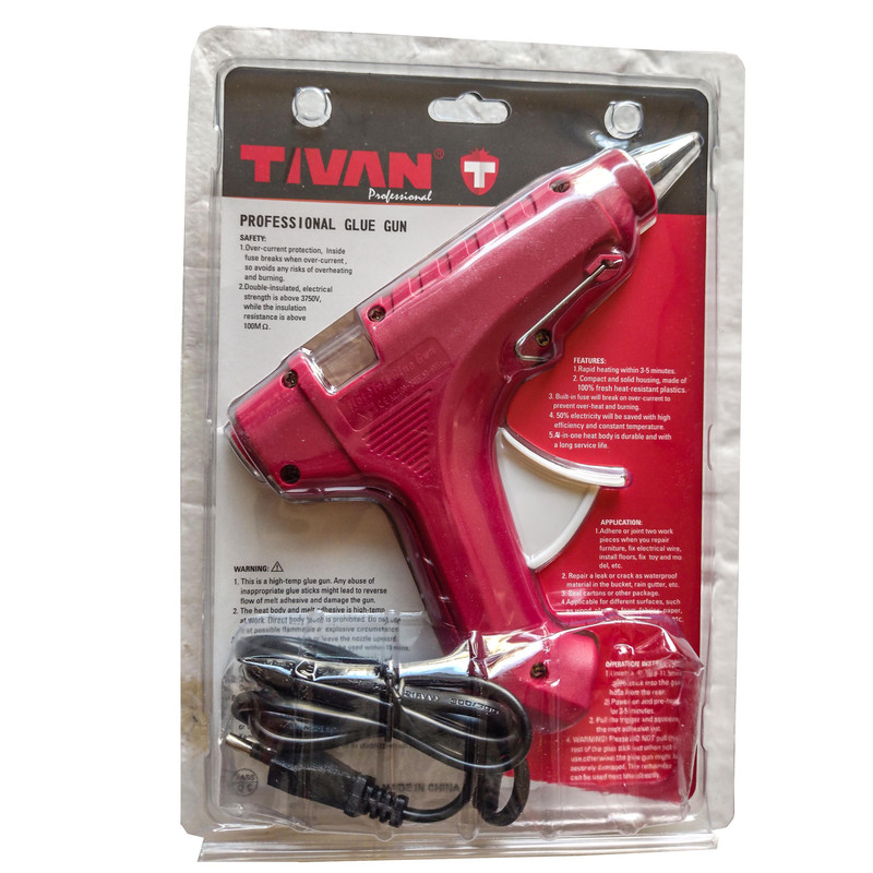 دستگاه چسب حرارتی تیوان مدل PROFESSIONAL GLUE GUN دستگاه چسب حرارتی تیوان مدل PROFESSIONAL GLUE GUN