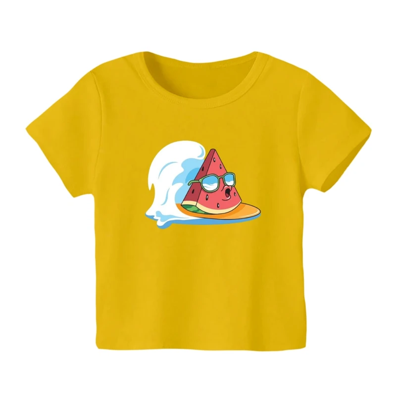 تی شرت آستین کوتاه بچگانه مدل هندوانه یلدایی کد 67