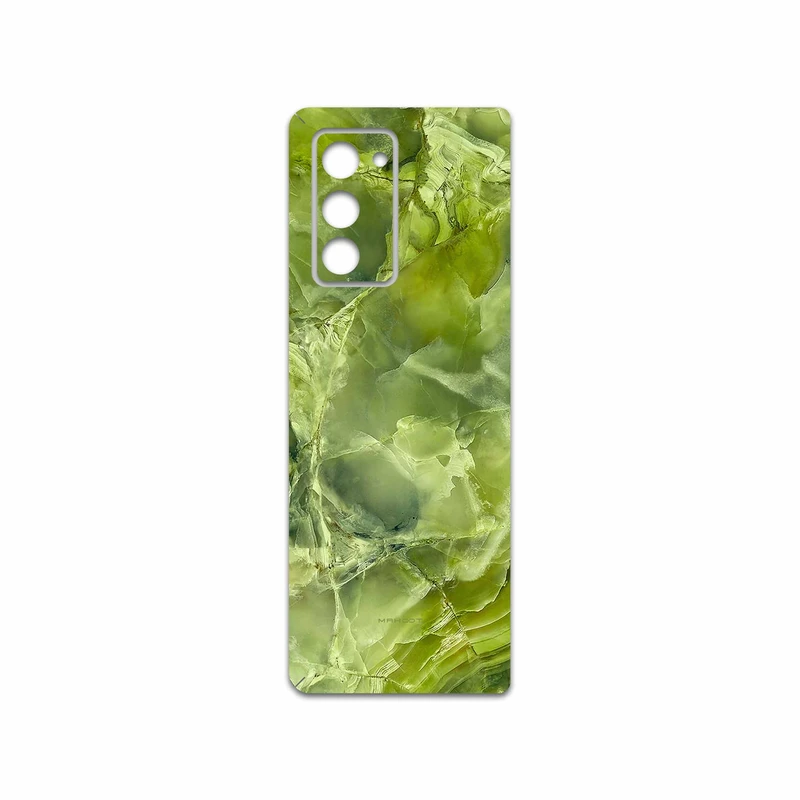 برچسب پوششی ماهوت مدل Green Crystal Marble مناسب برای گوشی موبایل سامسونگ Galaxy Z FOLD 2