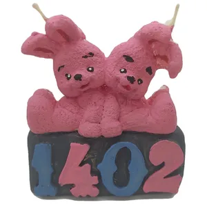 شمع دست ساز مدل خرگوش کد 1402