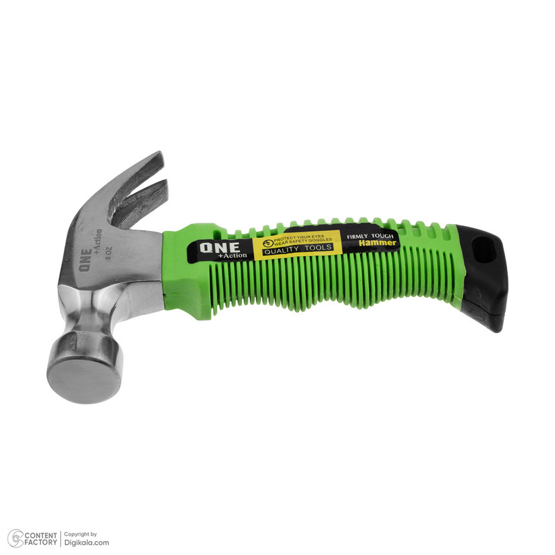 چکش میخ کش وان اکشن پلاس مدل 001 وزن 335 گرم