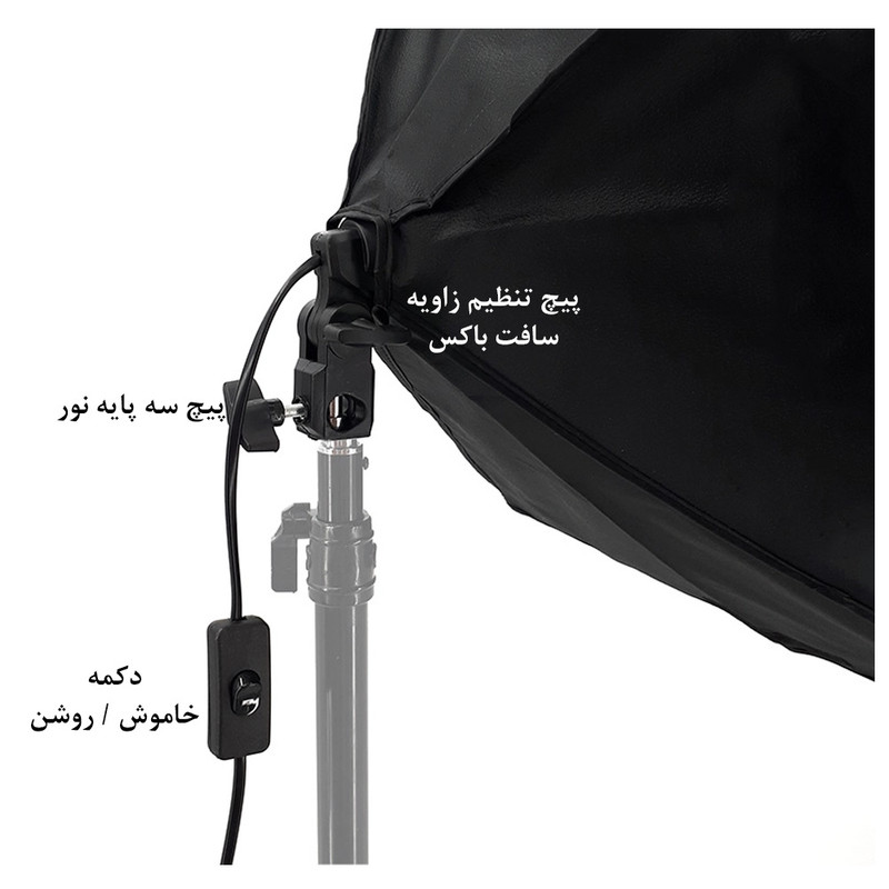 سافت باکس پروکسی استار مدل Folding سایز 40x40 سانتی متر