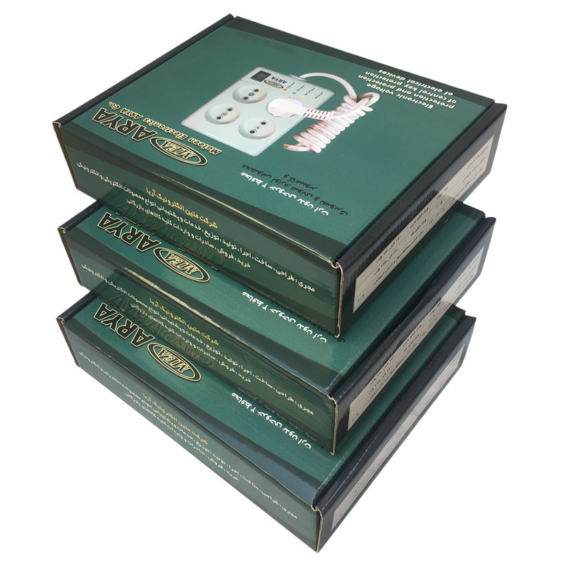 محافظ ولتاژ مدل محافظ کامپیوتر و تلویزیون آریا -بسته سه عددی