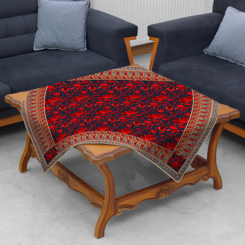 رومیزی طرح گل سنتی کد 9982.1