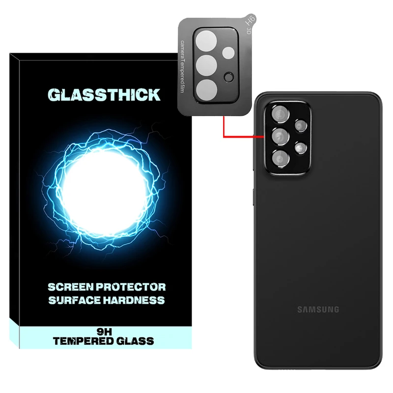 محافظ لنز دوربین گلستیک مدل 3D-GL مناسب برای گوشی موبایل سامسونگ Galaxy A23