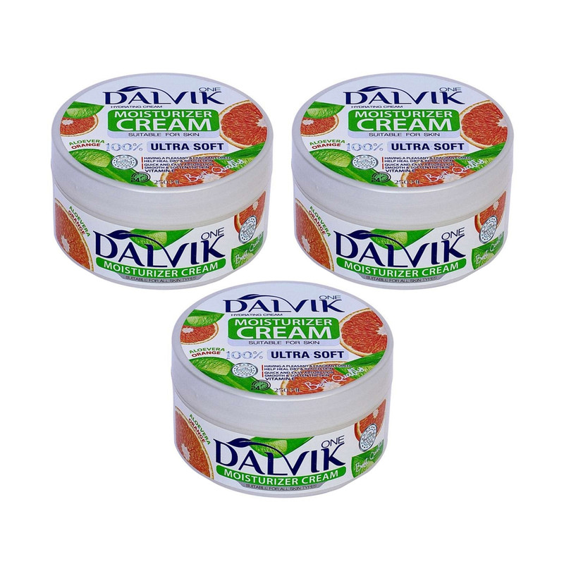 کرم مرطوب کننده دالویک وان مدل پرتقال و آلوئه ورا حجم 250 میلی لیتر بسته 3 عددی کرم مرطوب کننده دالویک وان مدل پرتقال و آلوئه ورا حجم 250 میلی لیتر بسته 3 عددی