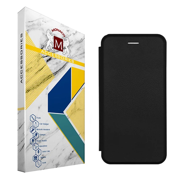 کیف کلاسوری موناکو مدل JETBLACK مناسب برای گوشی موبایل شیائومی Poco M3 / Redmi 9T