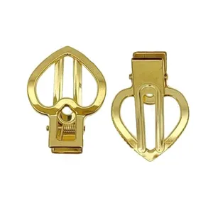 گیره مو زنانه مدل انبری قلبی کد 390 بسته 2 عددی 