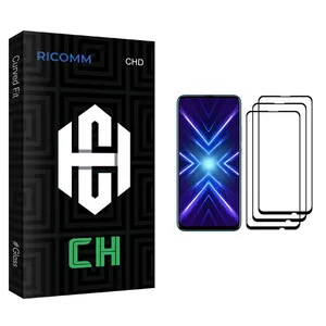 Ricomm CH Screen Protector For  Honor 9X Pack Of 3