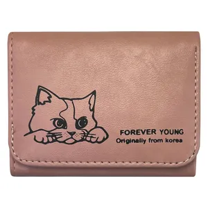 کیف پول زنانه مدل گربه کد KZD-0139