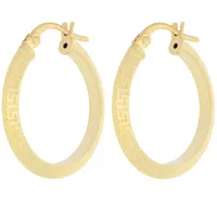 گوشواره طلا 18 عیار زنانه طلای مستجابی مدل حلقه ای کد V1