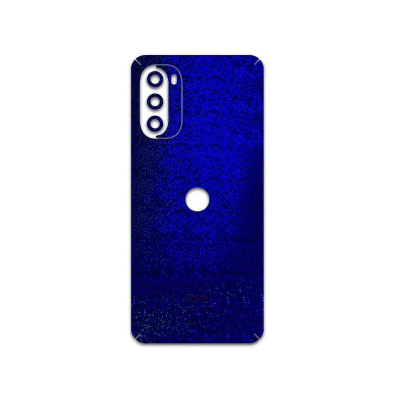 برچسب پوششی ماهوت مدل Blue-Holographic مناسب برای گوشی موبایل موتورولا Moto G52