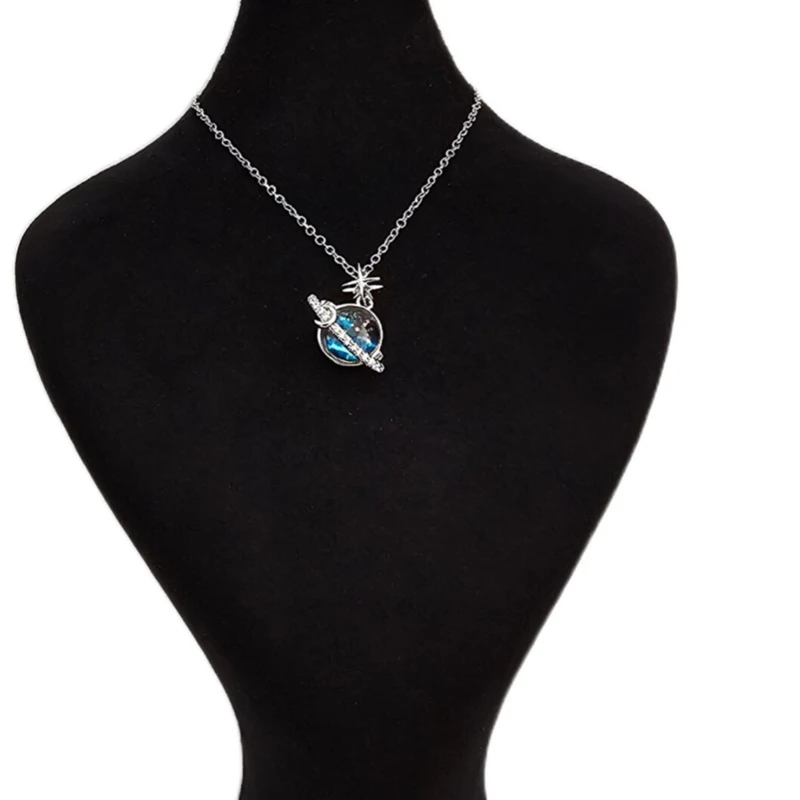 گردنبند دخترانه مدل زحل کهکشانی