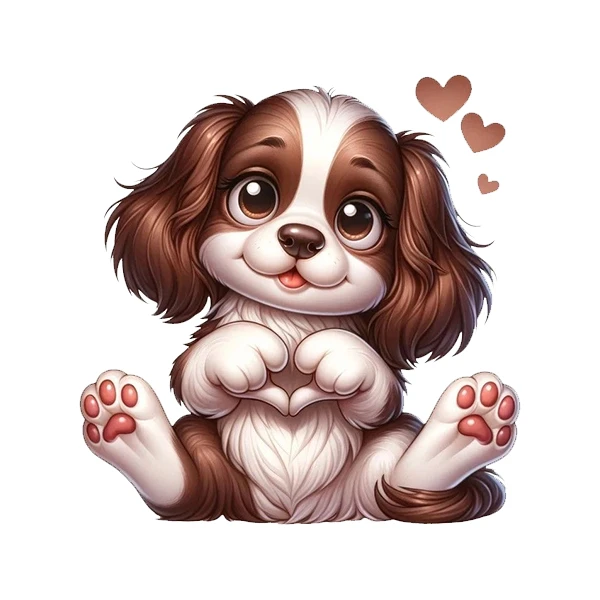 استیکر پارچه و لباس پاد آفرین طرح سگ کد 1577