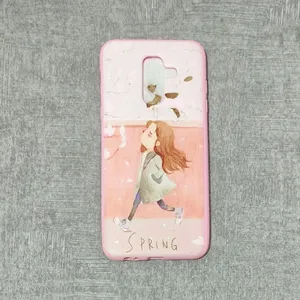 کاور طرح  spring مدل Ao مناسب برای گوشی موبایل سامسونگ Galaxy A6 plus 