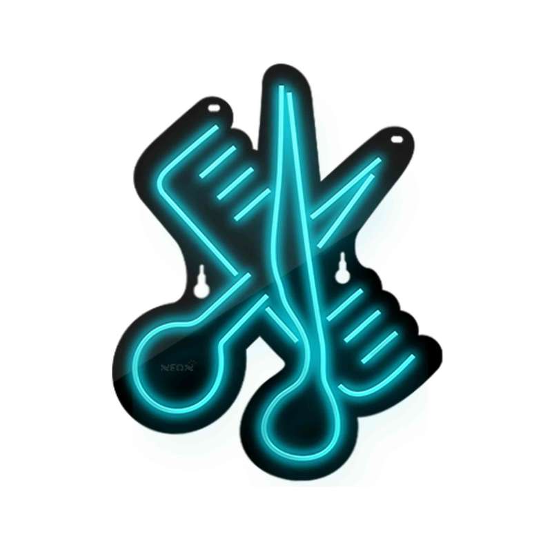 چراغ دیواری نئون دیزاین طرح Barber-BL_TBL