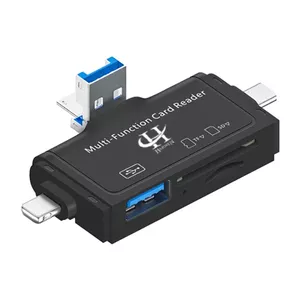 مبدل USB 3.0 OTG به USB-C/ MICROUSB/ لایتنینگ هارمن مدل CARDREADER PRO